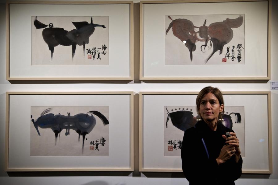 Exhibition 'The World of Han Meilin' kicks off in Venice