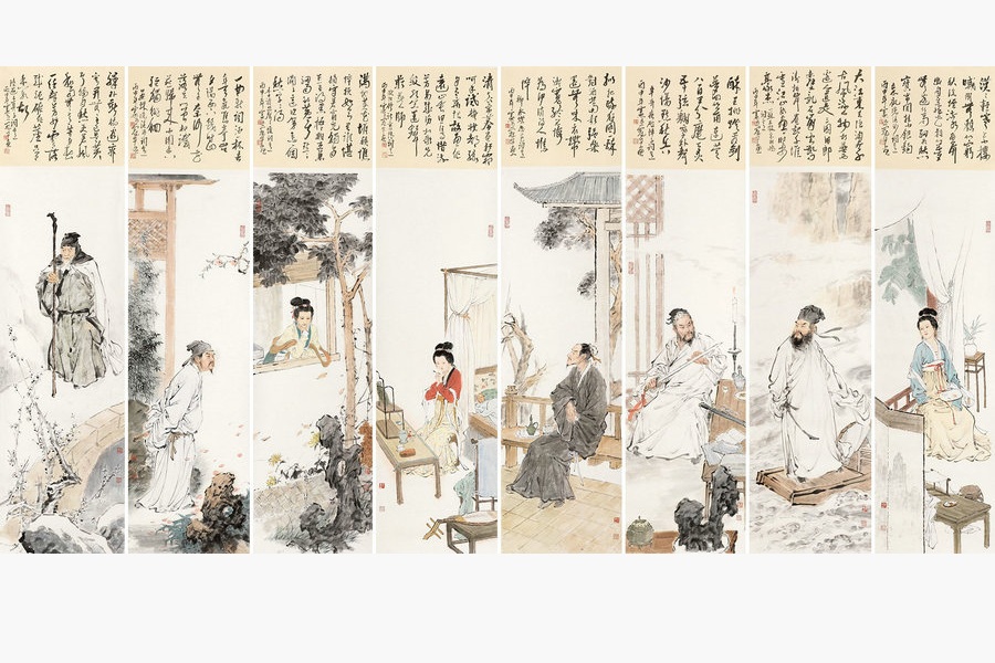 146 epic art pieces picture Chinese history
