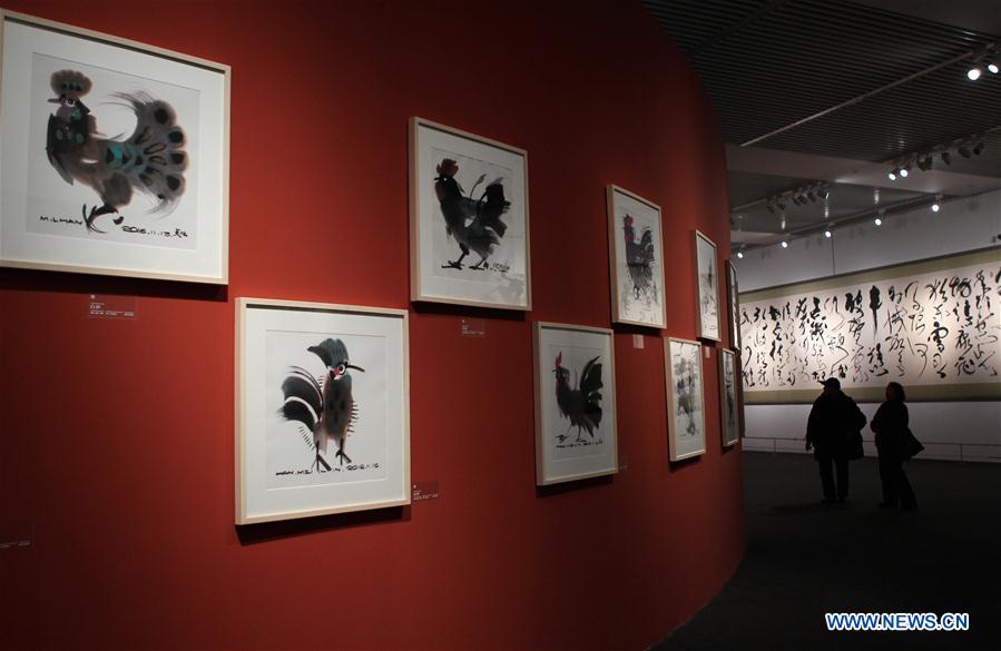Exhibition held in Beijing to celebrate artist Han Meilin's 80th birthday