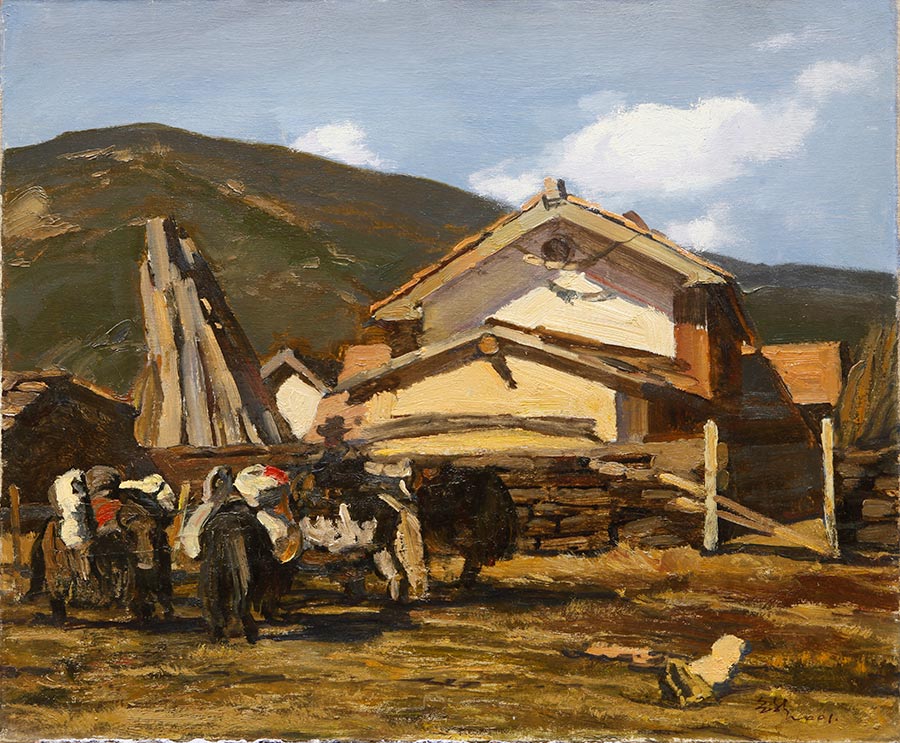 Art show celebrates Liaoning landscapes and PLA life