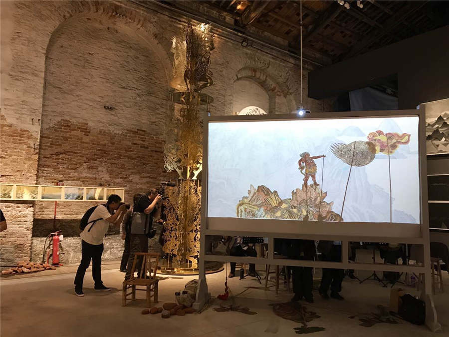 Chinese put finishing touches on exhibition at Venice Biennale