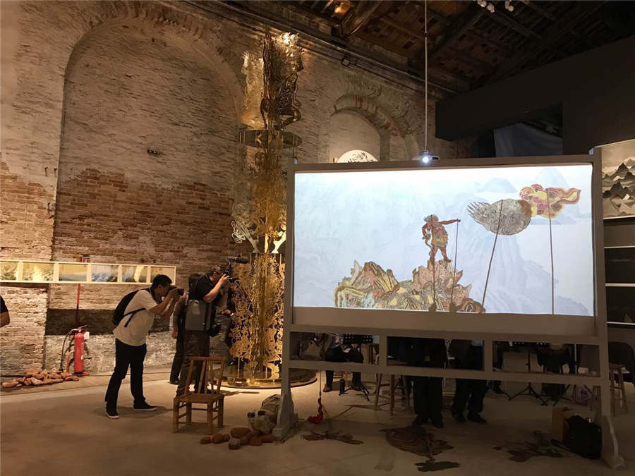 Chinese put finishing touches on exhibition at Venice Biennale