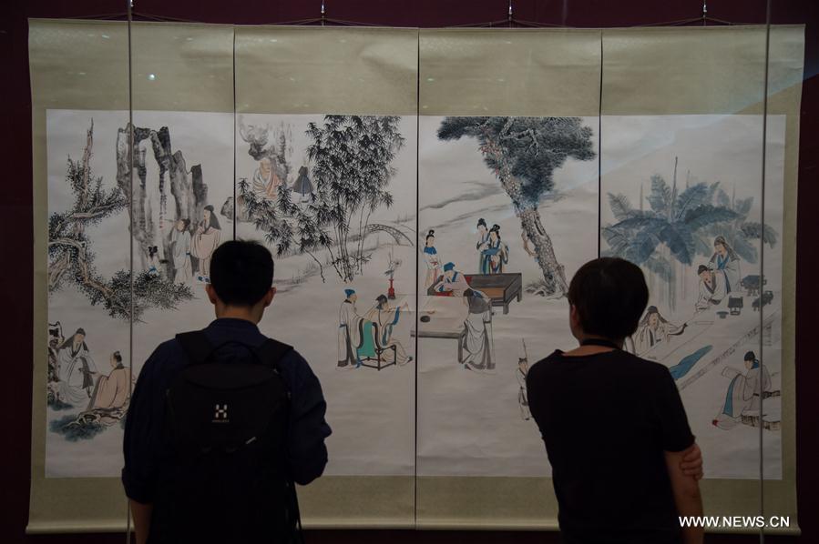 Zhang Daqian art exhibition held in Macao