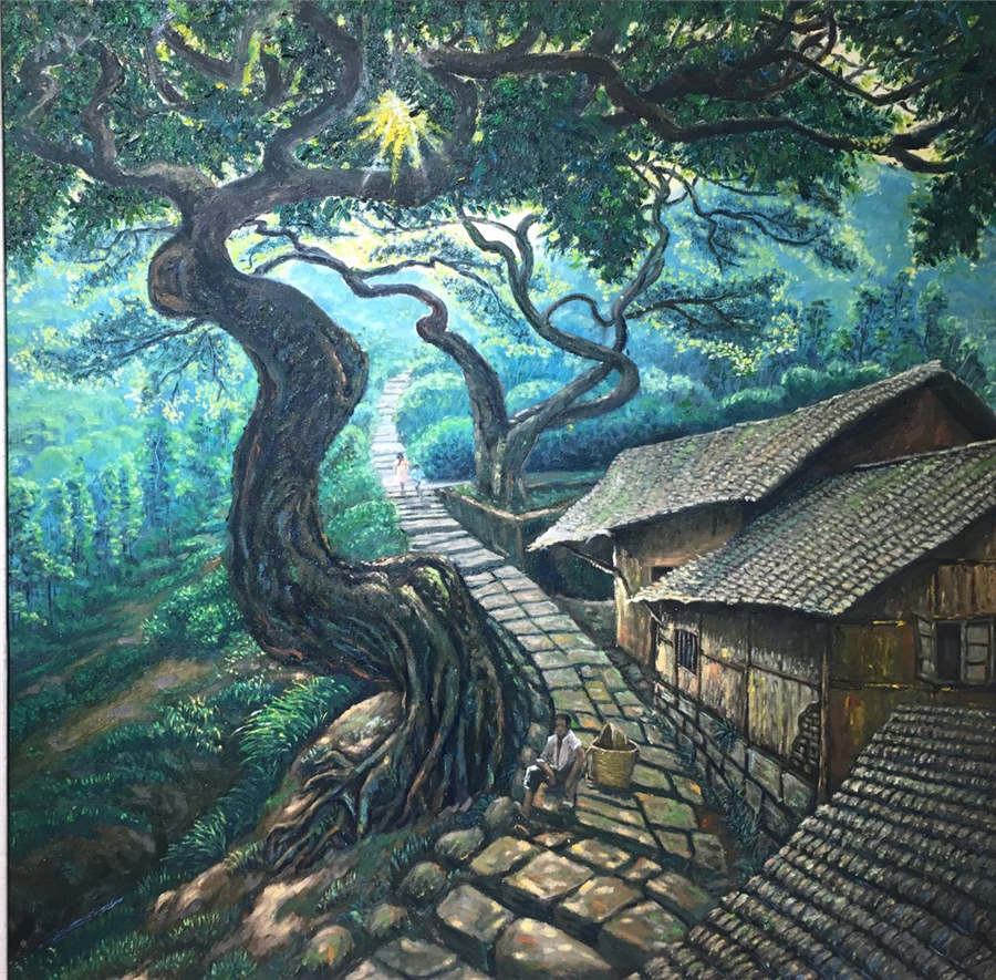 Chongqing farmer becomes oil painting master