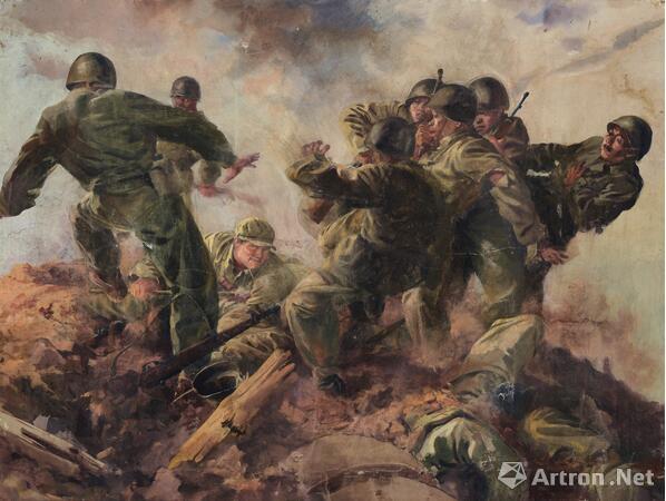 Respected Chinese soldiers portrayed in paintings