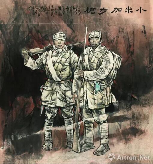 Respected Chinese soldiers portrayed in paintings