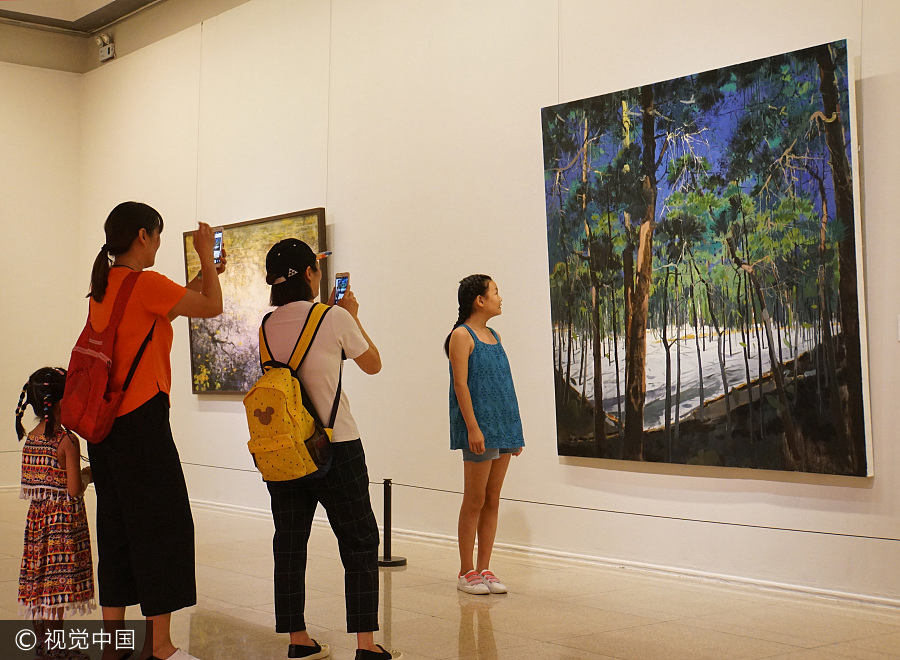 Young Chinese artists' work on show in Beijing