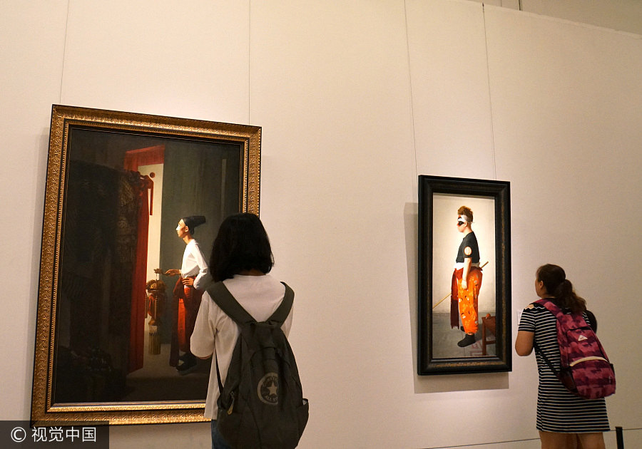 Young Chinese artists' work on show in Beijing