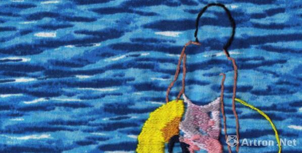 Modern artists give new twist to needlework