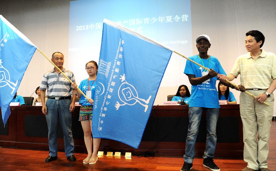 Teens join summer camp on world heritage