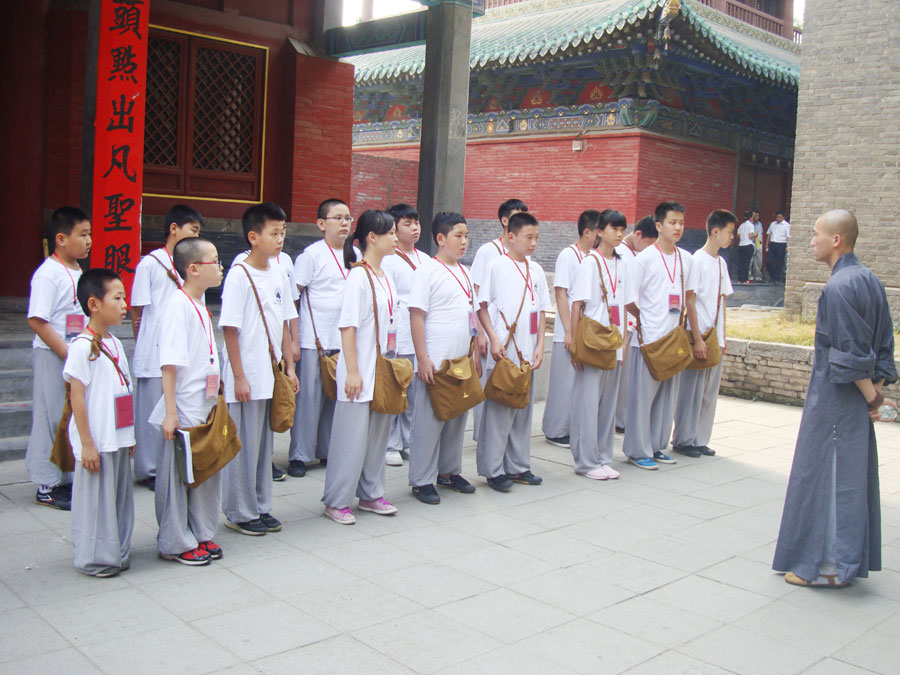 Kung fu summer camp at Shaolin Temple