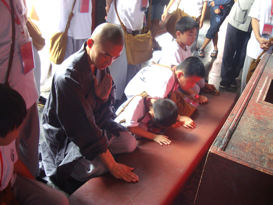 Kung fu summer camp at Shaolin Temple