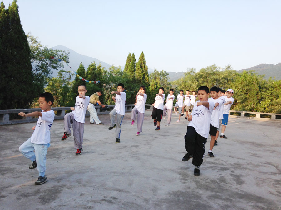 Kung fu summer camp at Shaolin Temple