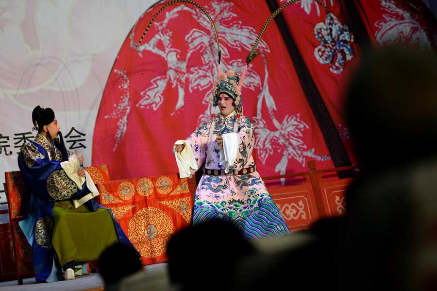 Peking opera performed in Xi'an