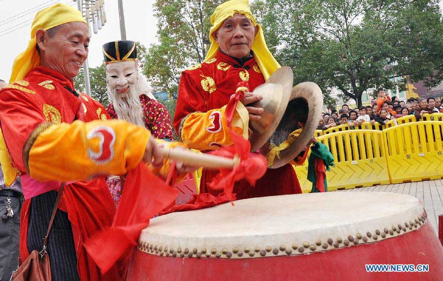 Nuo Opera staged in E China's Jiangxi