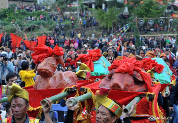 People of Yao ethnic group celebrate Panwang Festival