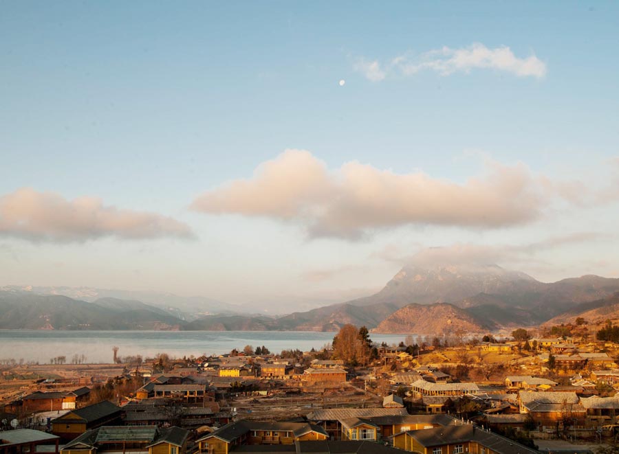 Mosuo village at Lugu Lake