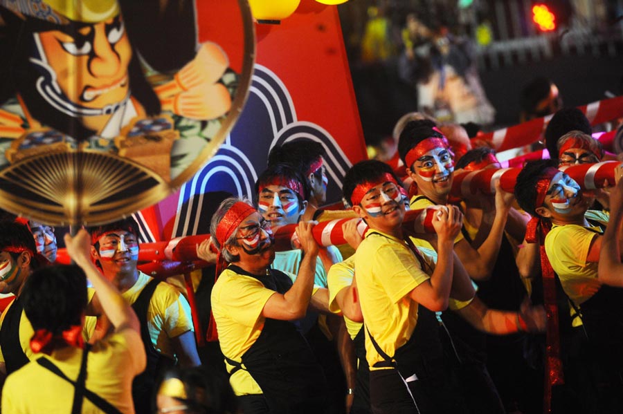 Chingay Parade held in Singapore to celebrate Spring Festival