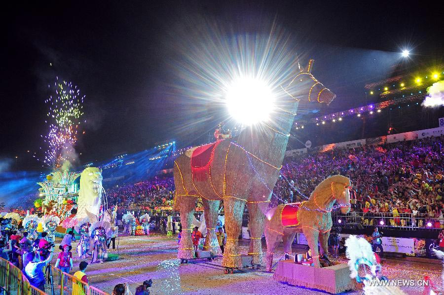 Chingay Parade held in Singapore to celebrate Spring Festival