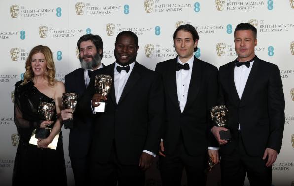 '12 Years a Slave' wins top British film awards as 'Gravity' soars