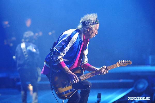The Rolling Stones hold concert in Shanghai
