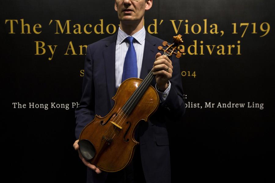 Stradivarius viola set to make world record