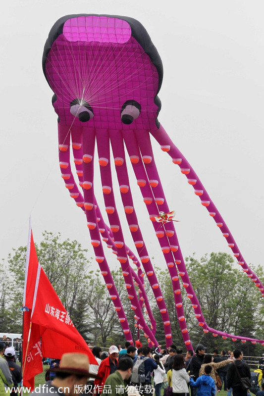 Weifang hosts annual kite festival