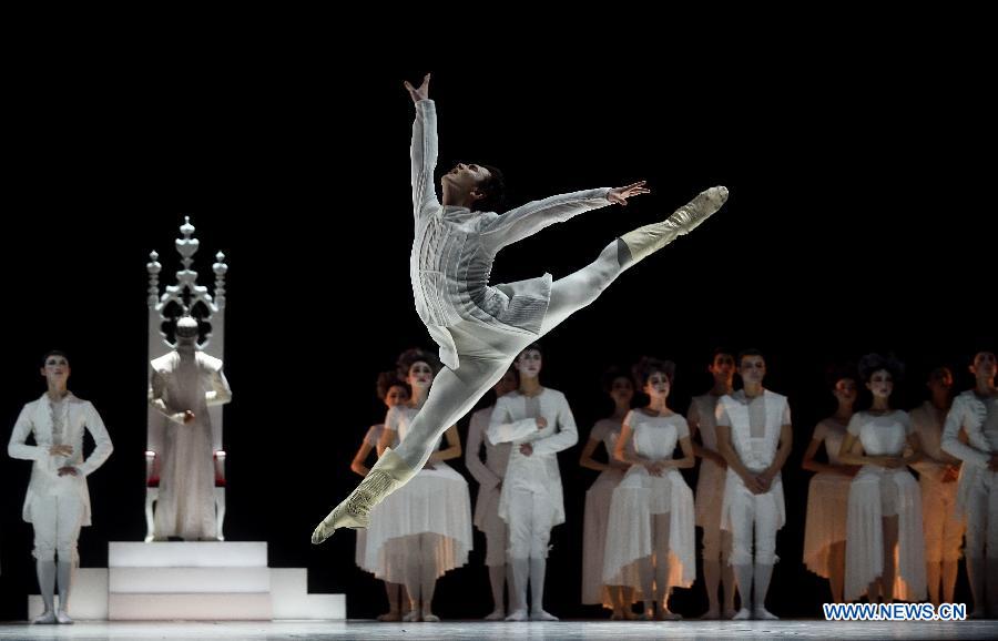 Dancers perform at 5th Ballet Workshop in Beijing