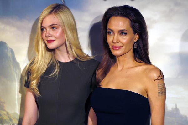 Angelina Jolie attends photocall for film 'Maleficent'