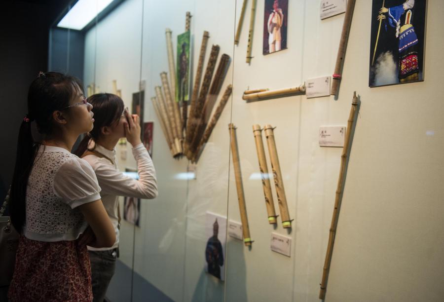 NCPA hosts bamboo instrument exhibition