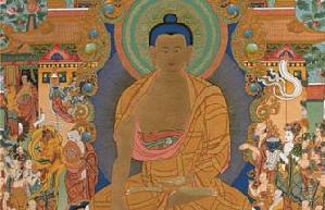 Exhibition of the Buddha held in Tibet