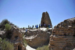 Archaeological sites along Silk Road in China