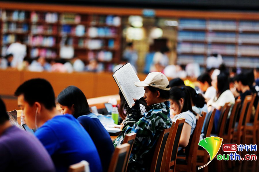 Reading in National Library over summer