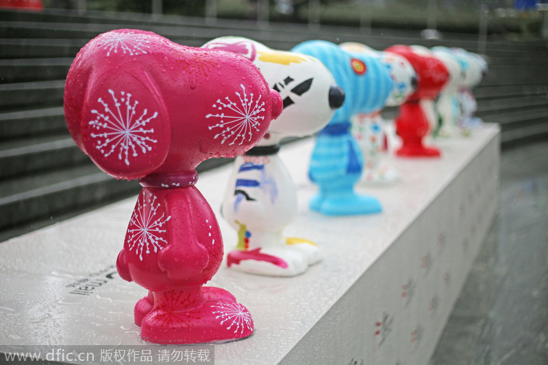 Snoopy celebrates 65th anniversary in Shanghai