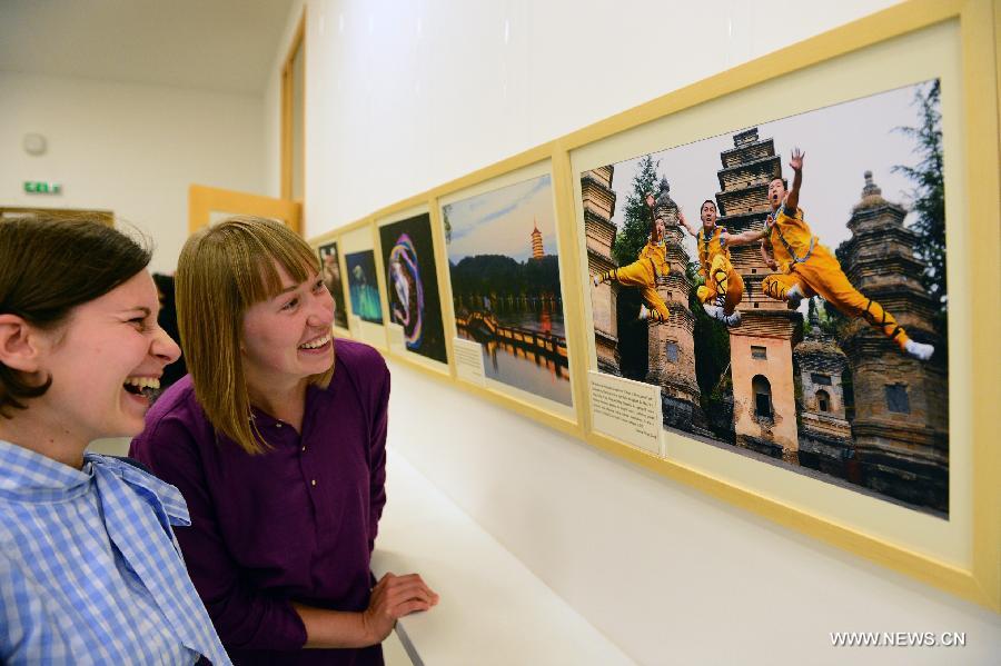 Photo exhibition featuring Chinese culture held in Lithuania