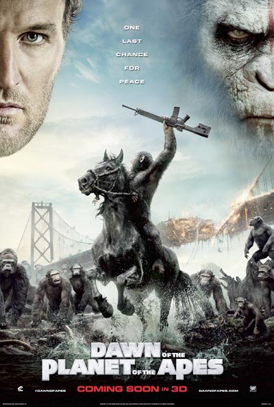 'Dawn of the Planet of the Apes' tops box office again
