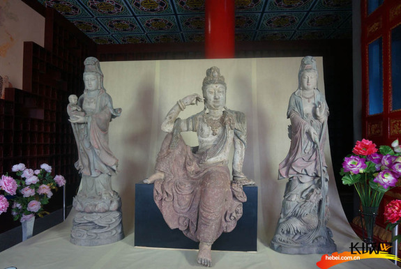 5 ancient wooden buddhas home after war