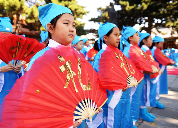 China marks 2,565 anniversary of Confucius' birth