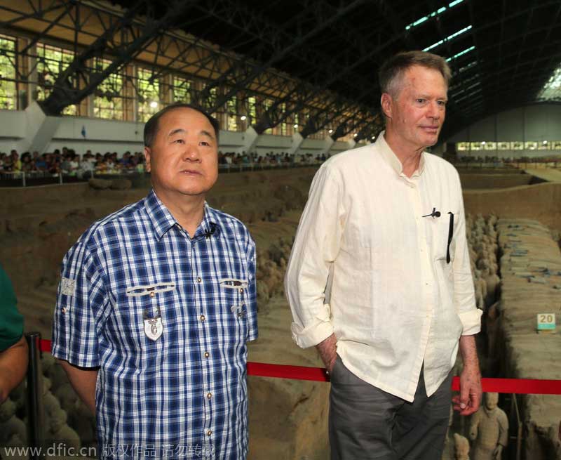 Terracotta warriors attract celebrities around the world