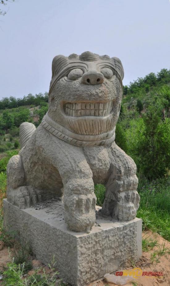Shaanxi stone lions find fans online