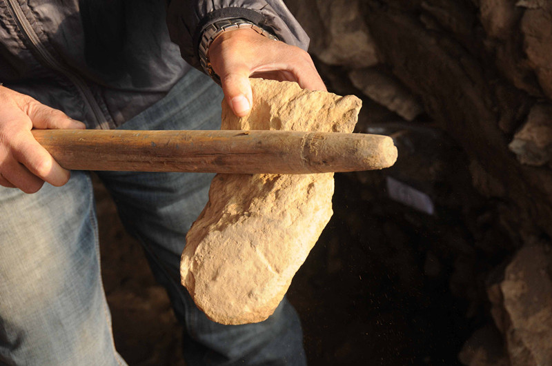 A 'wordless history book' found in Daxing'an Mountain