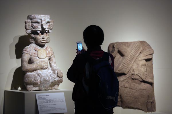 Mayan exhibition shows 'similarities' with Chinese