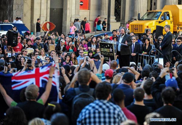 Peter Jackson honored with star on Hollywood Walk of Fame