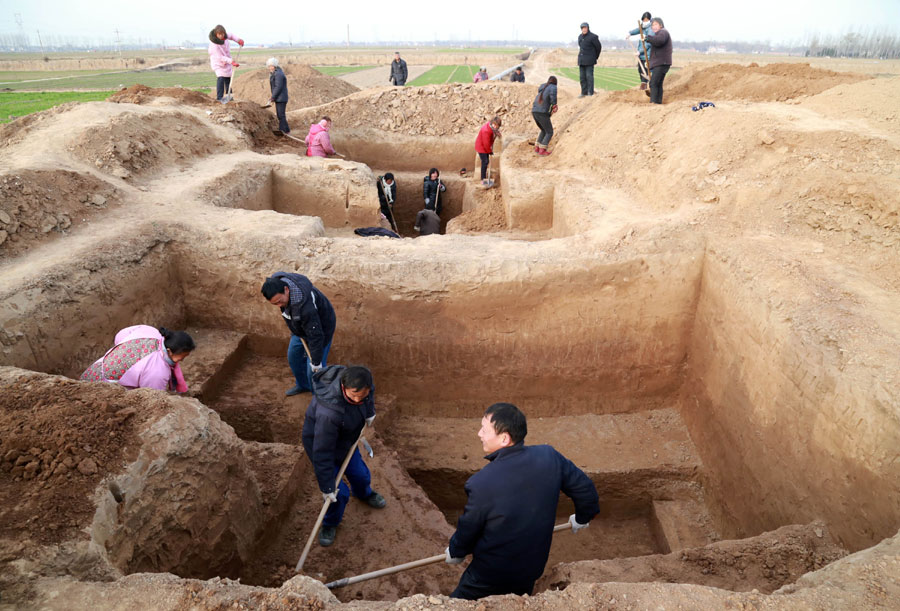 Ancient tombs of Han Dynasty discovered in Henan