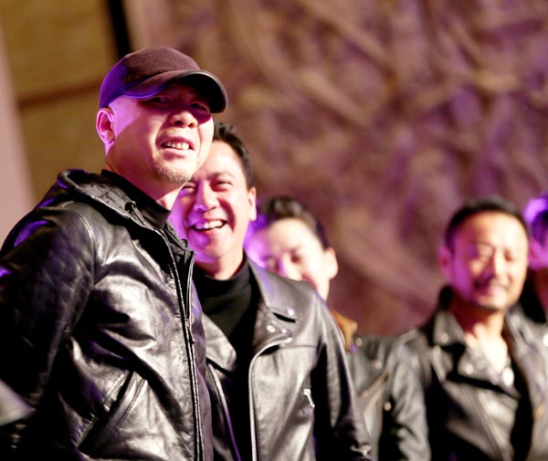 Feng Xiaogang steps out from behind the camera