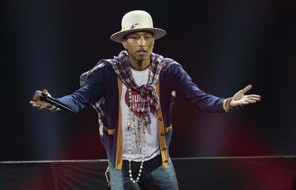 Pharrell's <EM>Happy</EM> named Billboard's top song of the year
