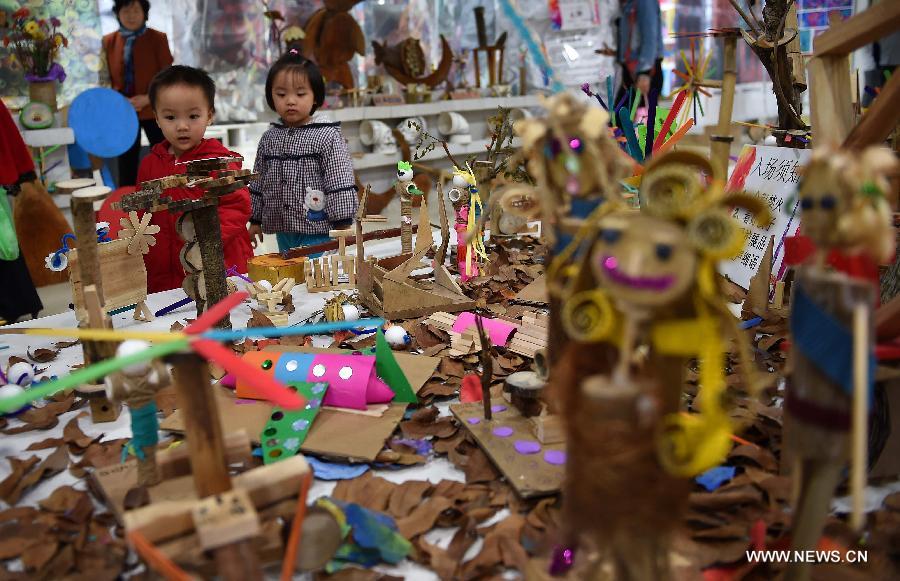 Exhibition of children's creative ideas held in Haikou