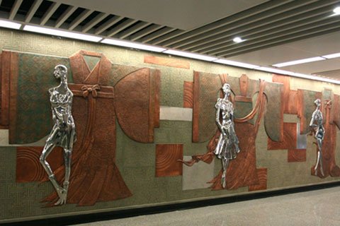 Artistic metro stations in China