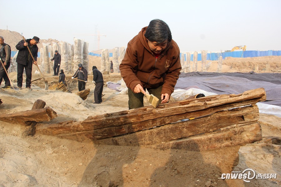 Ancient ship wreckage discovered in Xi'an