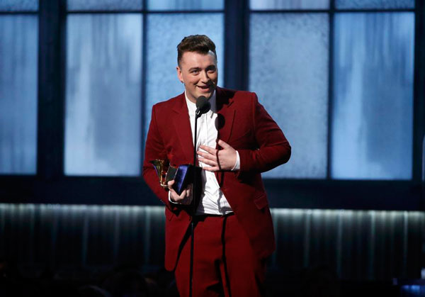 Sam Smith triumphs with four Grammy wins